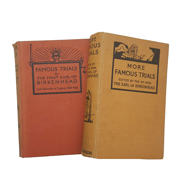Famous Trials &amp; More Famous Trials by The First Earl Birkenhead (2 Books)