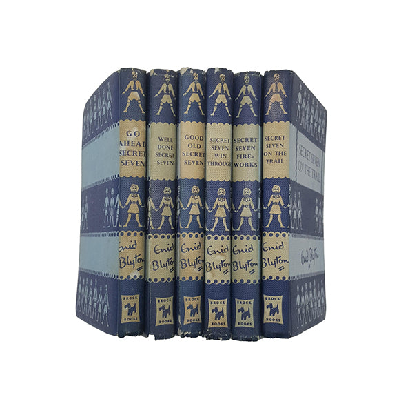 Enid Blyton's The Secret Seven Collection (6 Blue Books) - Brockhampton, 1959-60