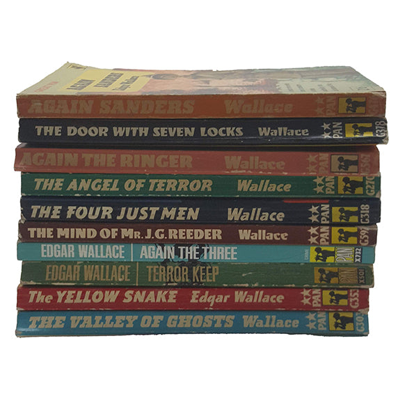 Edgar Wallace Paperback Collection - Pan, 1960s (10 Books)