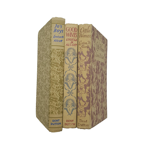 Louisa May Alcott's Little Women Series 1, 2 and 4 - Dent, 1954 (3 Books)