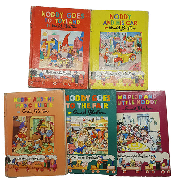 Noddy Series by Enid Blyton, 1949 First Editions (5 Books)