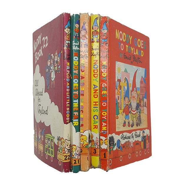 Noddy Series by Enid Blyton, 1949 First Editions (5 Books)