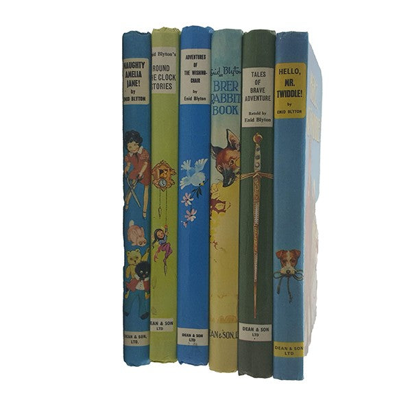 Enid Blyton 6 Vintage Books - Dean &amp; Son, c.1970