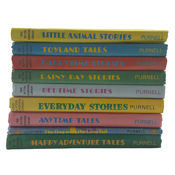 Enid Blyton 9 Vintage Books - Purnell, c.1970