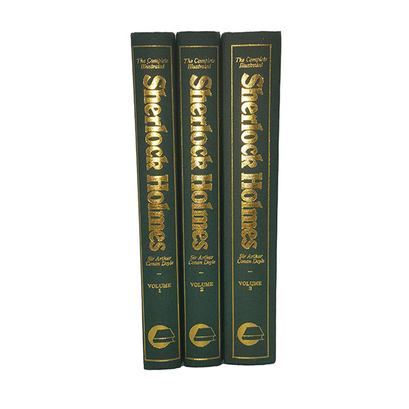 The Complete Illustrated Sherlock Holmes 1-3 by Arthur Conan Doyle - The Leisure Circle, 1988 (3 Books)