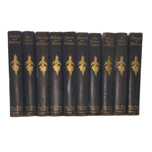 The Fun Library edited by J. A. Hammerton, Volumes 1-10 (10 Books)