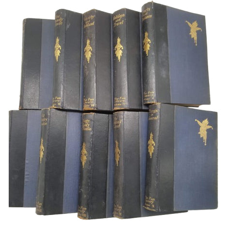 The Fun Library edited by J. A. Hammerton, Volumes 1-10 (10 Books)