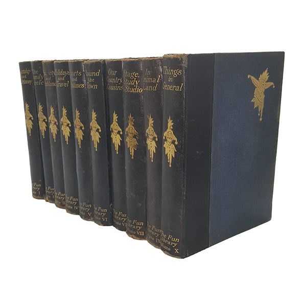 The Fun Library edited by J. A. Hammerton, Volumes 1-10 (10 Books)