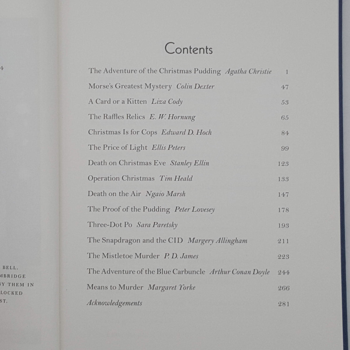 Christmas Crime Stories - Folio Society, 2004