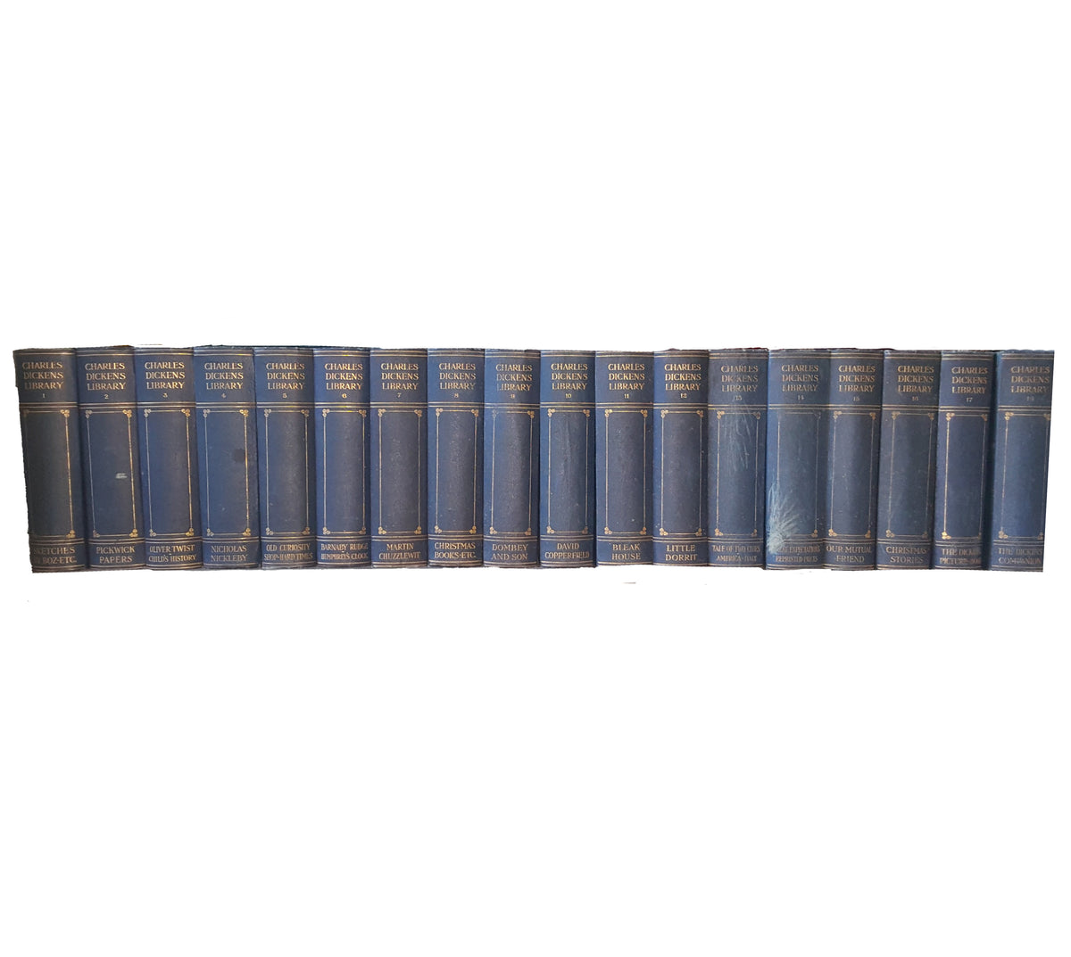 Charles Dickens' Collected Works Vols. 1-18 - Educational Book Company (18 Books)