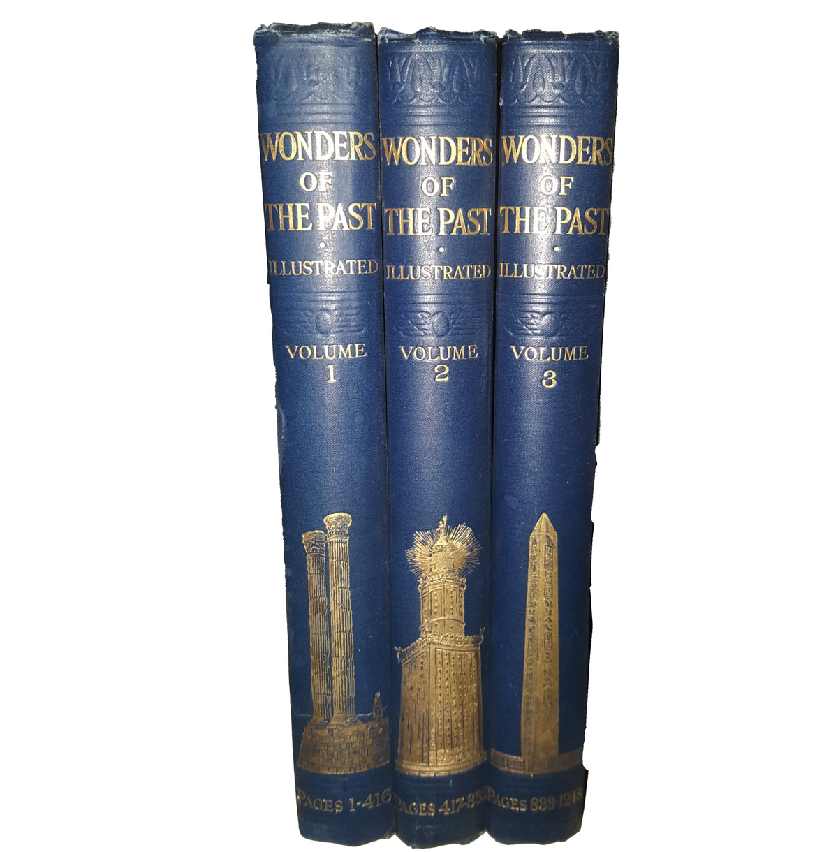 Wonders of the Past: The Marvellous Work of Man in Ancient times. Vols. I-III (3 Books)