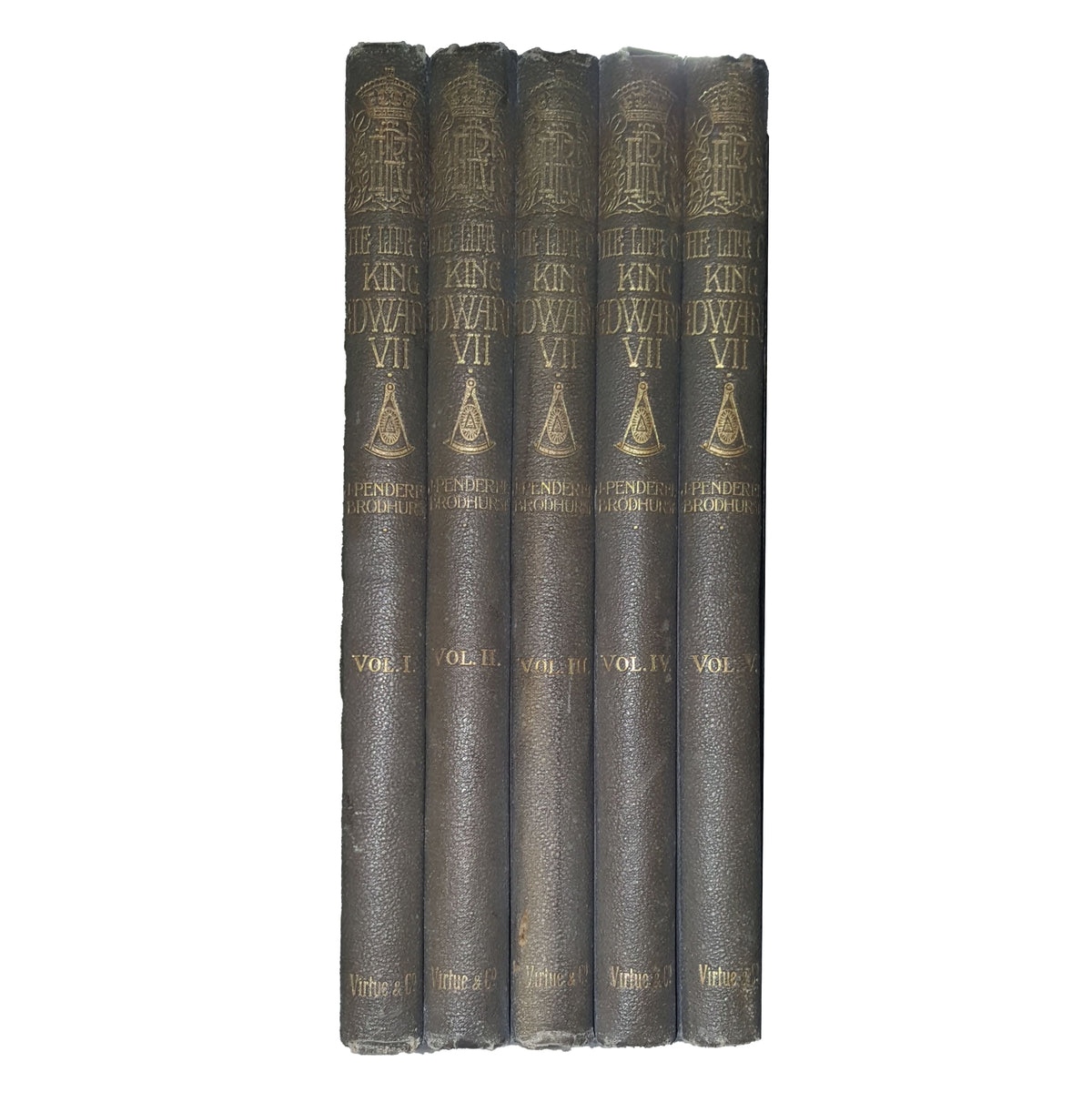 The Life of King Edward VII, Vols. 1-5 - Virtue &amp; Co. (5 Books)