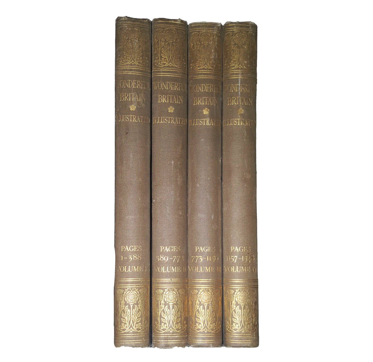 Wonderful Britain Illustrated, Volumes 1-4 (4 Books)