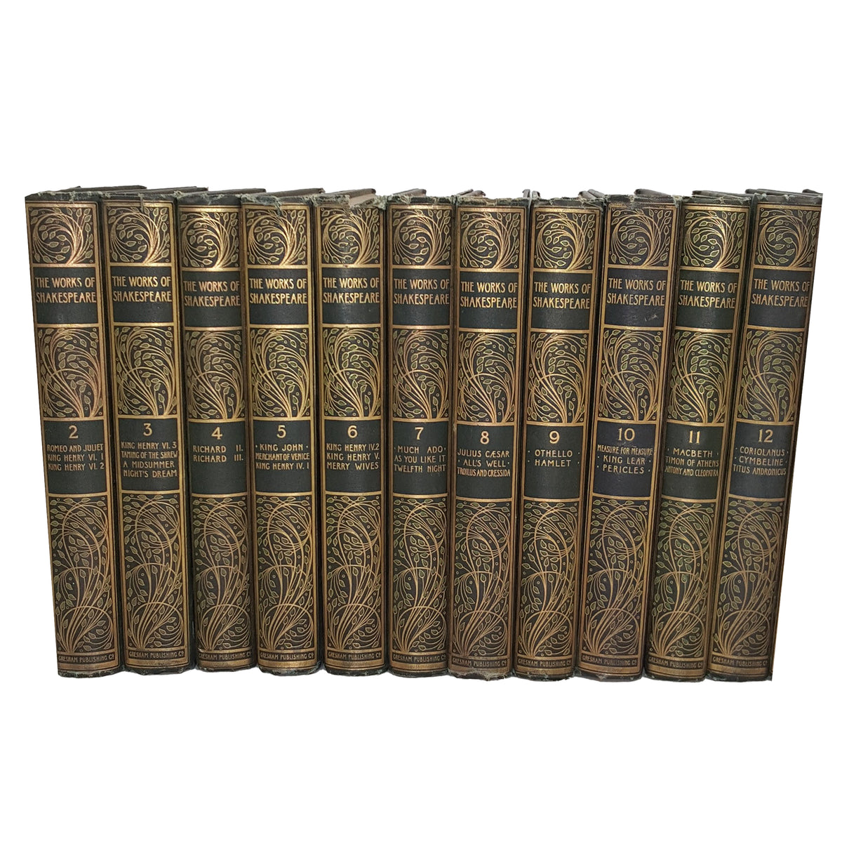 The Works of Shakespeare, Henry Irving Volumes 2-12 - Gresham Publishing, 1906 (11 Books)