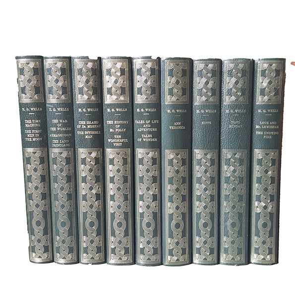 H. G. Wells Collected Works - Heron, c.1970s (9 Books)
