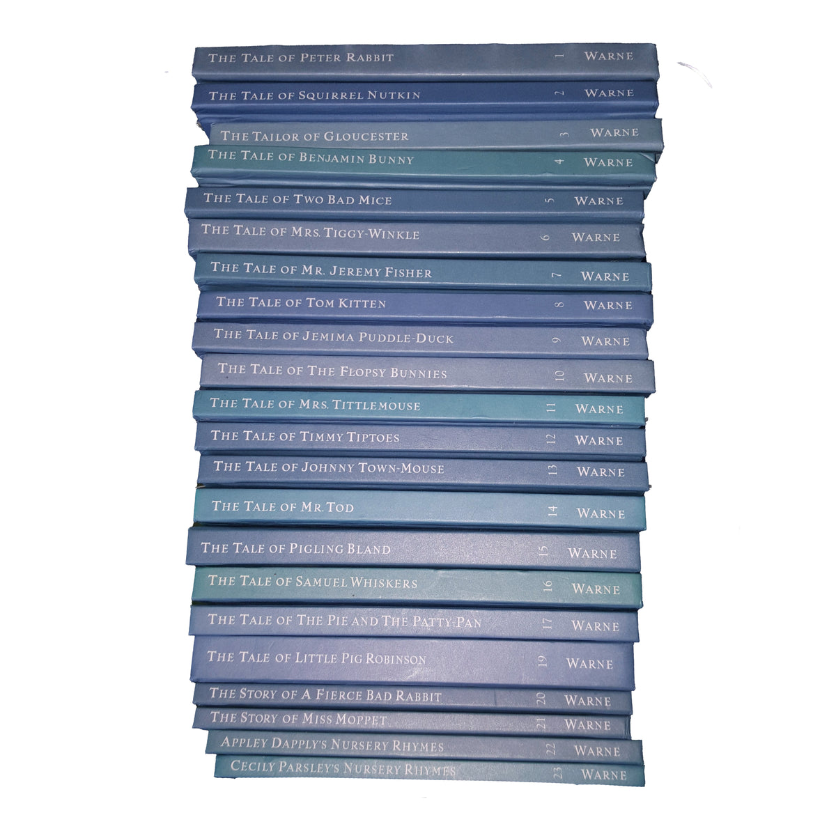 Beatrix Potter’s The Tale of Peter Rabbit  Set - (22 BLUE Books)