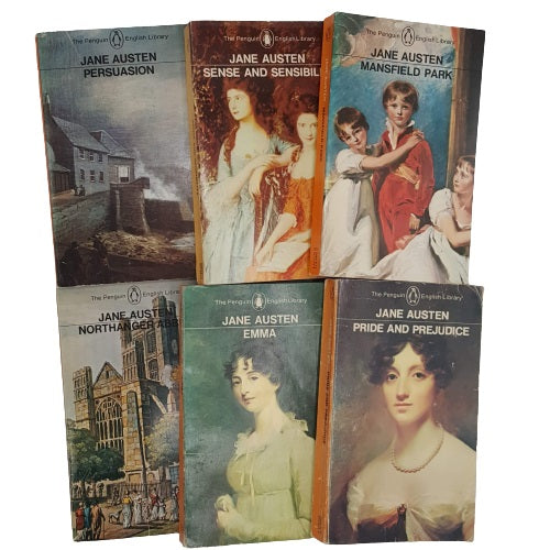 Jane Austen Complete Novels - Penguin Paperbacks in cardboard slipcase, 1976 (7 Books)