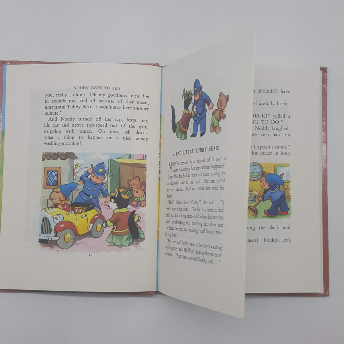 Noddy Goes to Sea (18)  by Enid Blyton - 1st Edition, Sampson Low, 1959