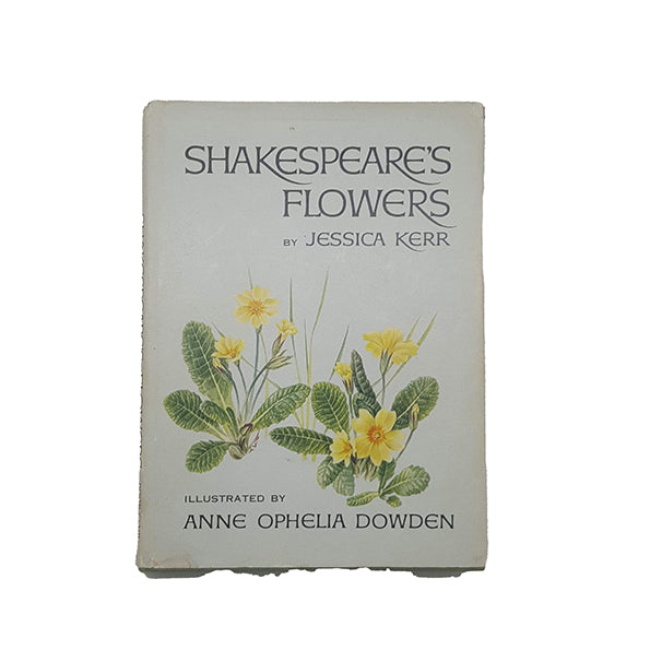 Kerr &amp; Dowden's Shakespeare's Flowers – Book Club Associates, 1970