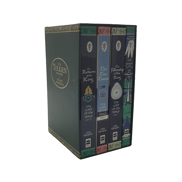 J. R. R. Tolkien’s The Hobbit &amp; The Lord of The Rings - Ted Smart, 1997 (4 Paperbacks in slipcase)