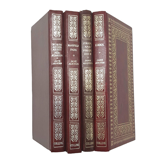 Jane Austen 5 Novels - Collins, c.1980 (4 Red Books)