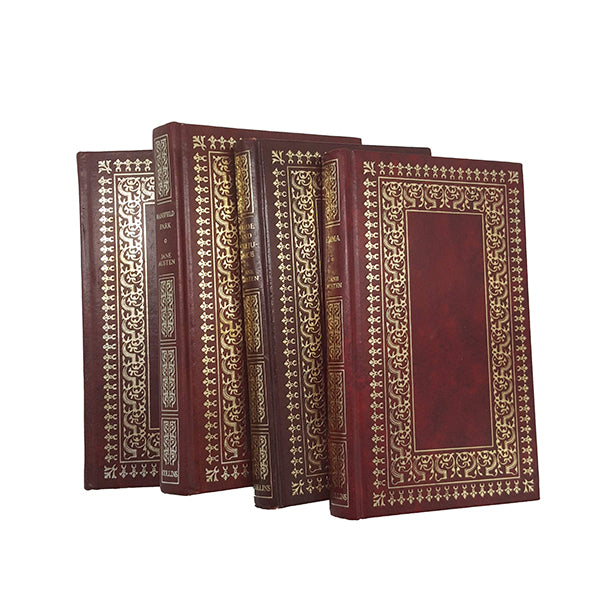 Jane Austen 5 Novels - Collins, c.1980 (4 Red Books)