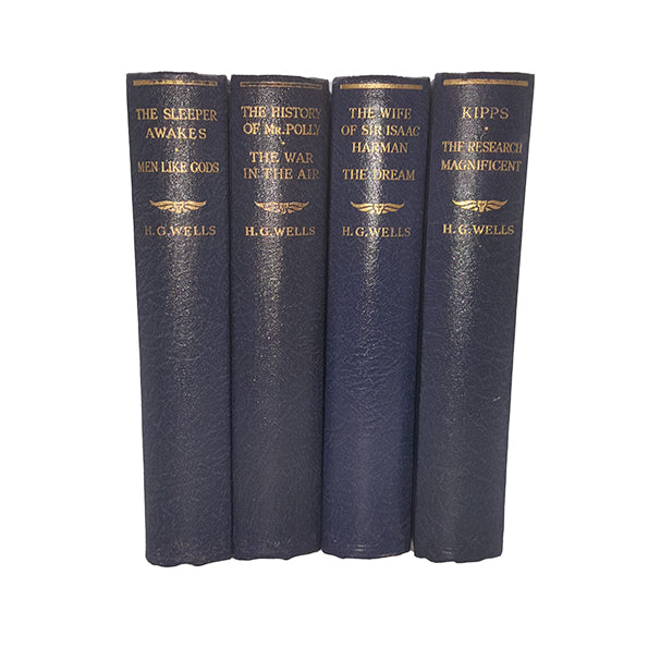 H. G. Wells' Collected Works, Odhams, c.1930 (4 Books)