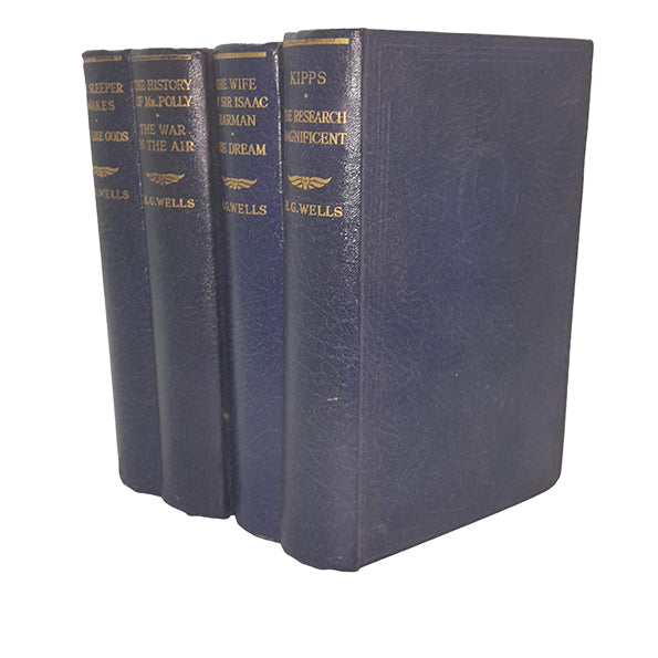 H. G. Wells' Collected Works, Odhams, c.1930 (4 Books)