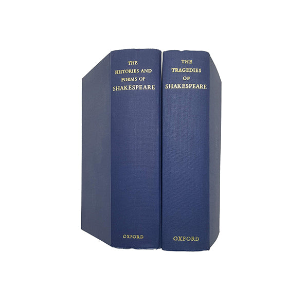 William Shakespeare's Histories, Tragedies &amp; Poems - Oxford, 1962 (2 Books)