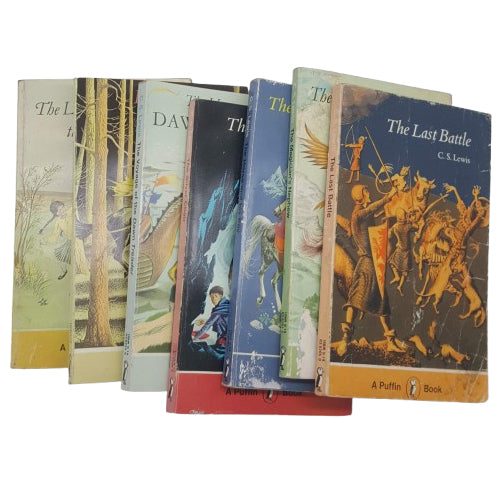 C. S. Lewis' The Chronicles of Narnia Box Set - Puffin, 1974