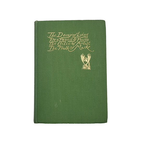 Oscar Wilde's Intentions  - The Unicorn Press, 1945