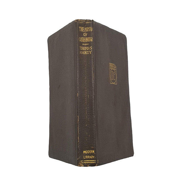 Thomas Hardy's The Mayor of Casterbridge - Modern Library, 1917