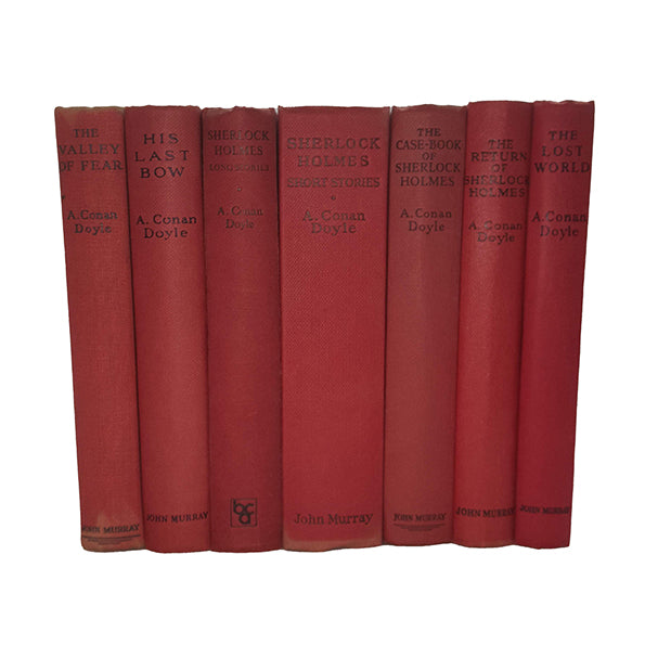 A. Conan Doyle Collected Works (7 Red Books)