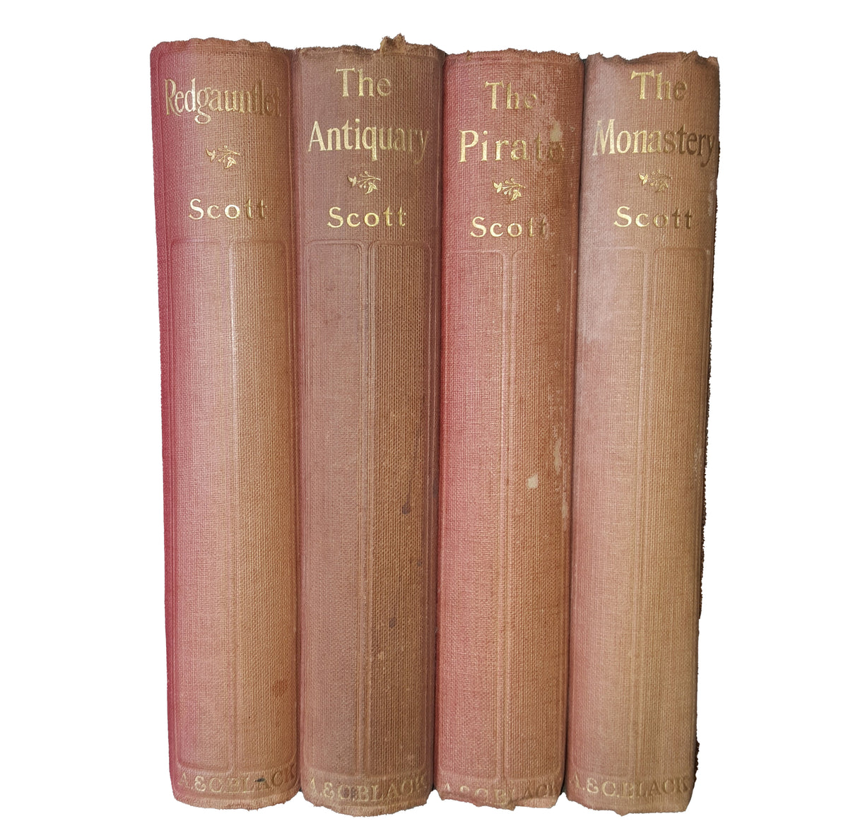 Sir Walter Scott Collected Works - A. &amp; C. Black (4 Books)