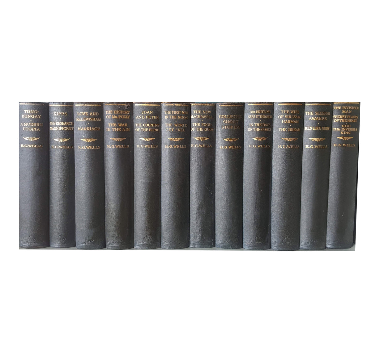 H. G. Wells' Collected Works - Odhams Press (12 Books)