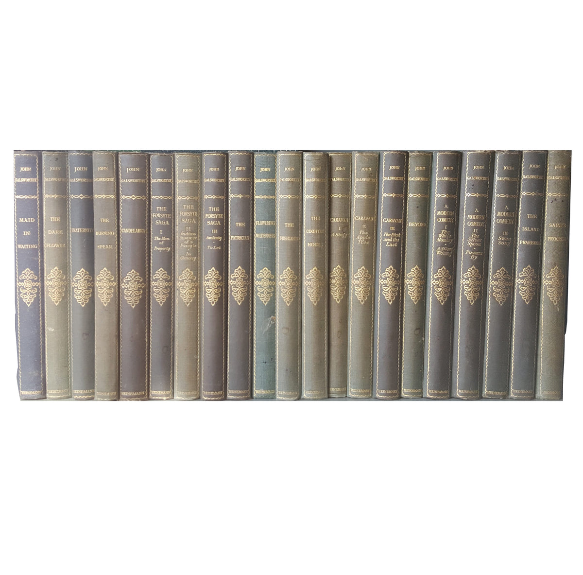 John Galsworthy Collected Works - Heinemann, 1927 (21 Books)