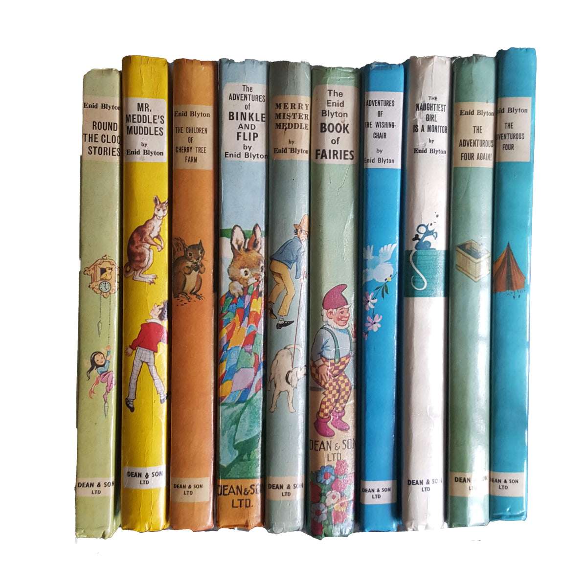 Enid Blyton Collected Works - Dean &amp; Son, c.1970s (10 Books)
