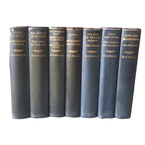 H. G. Wells' Collected Works - Odhams Press (7 Books)