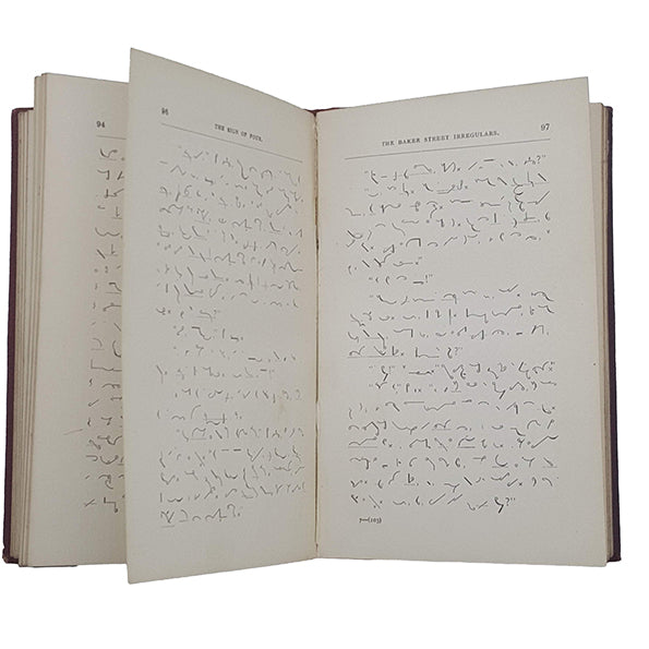 Arthur Conan Doyle's The Sign of Four - Pitman's Shorthand Edition, c.1914