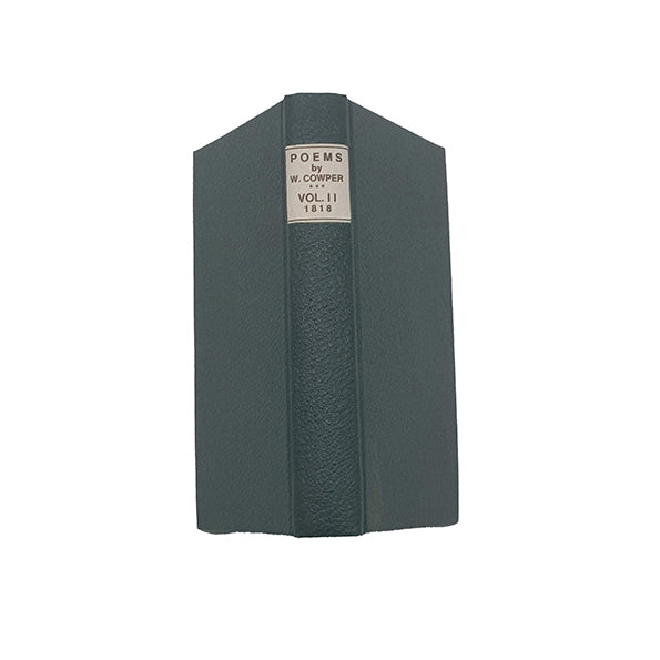 The Poems of William Cowper, Volume II, 1818