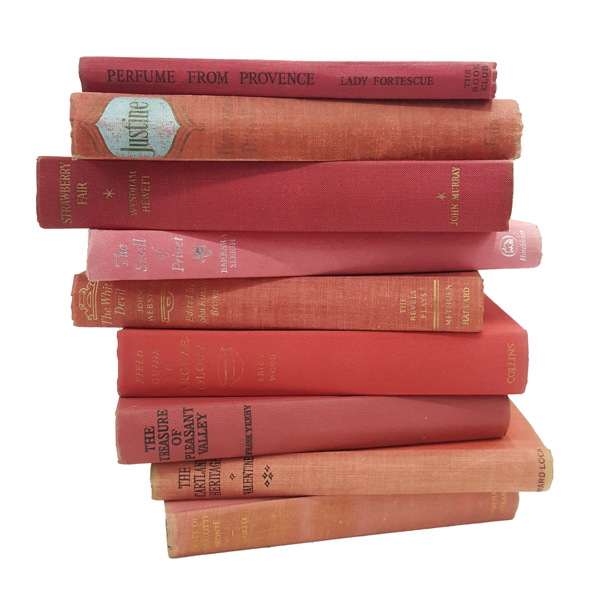 Books by the Metre: Vintage Pink