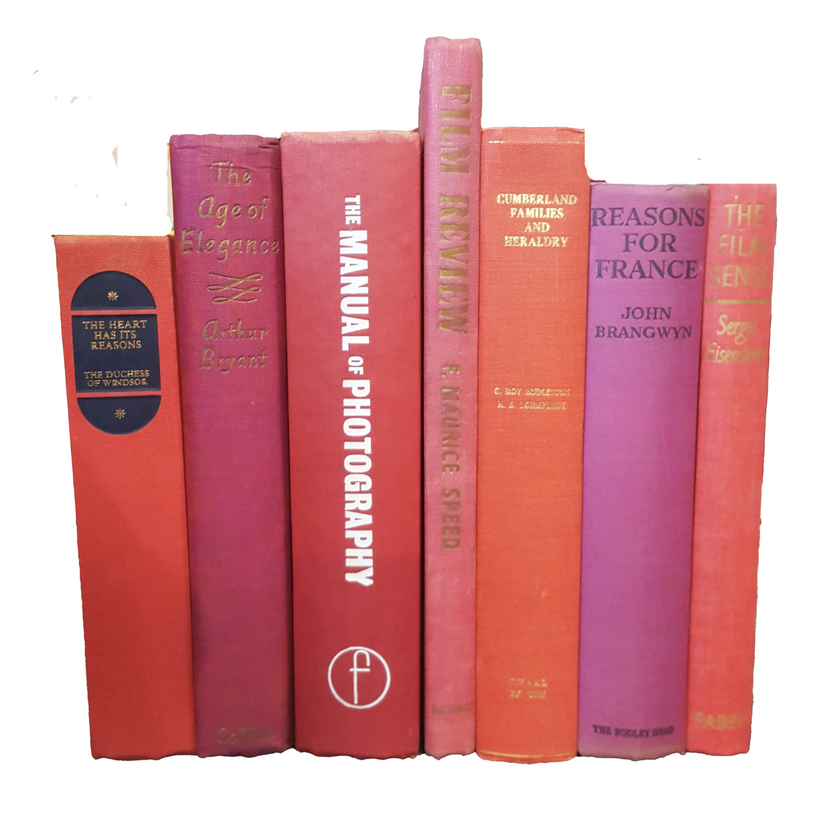Books by the Foot: Vintage Pink Collection