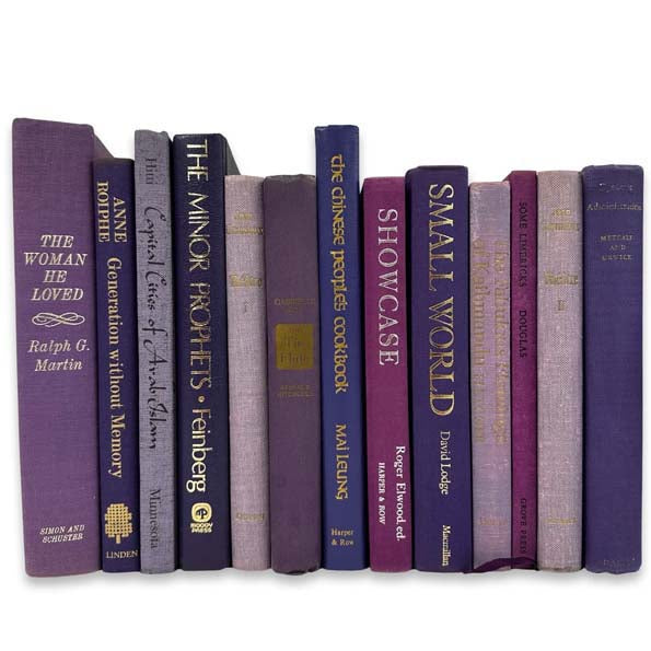 Books by the Metre: Vintage Purple