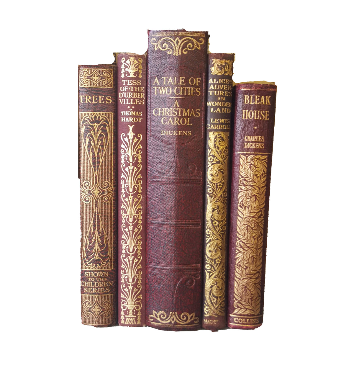 BOOKS BY THE FOOT: Red and Gold