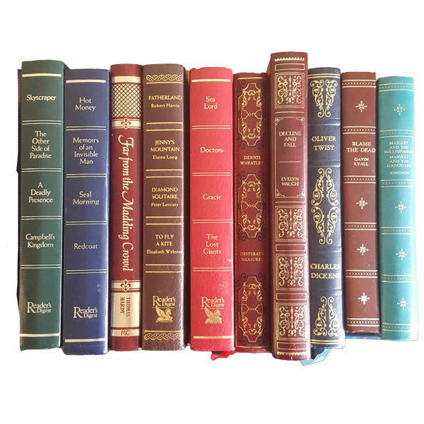 BOOKS BY THE METRE: Vintage Faux Leather