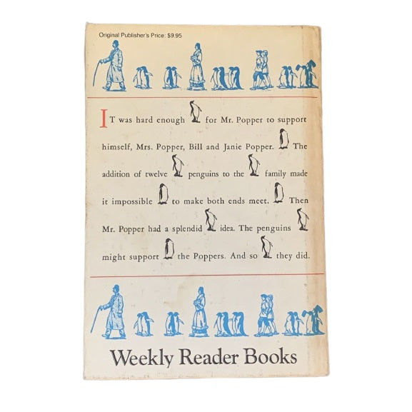 Mr. Popper's Penguins by Richard &amp; Florence Atwater 1938 - First Edition