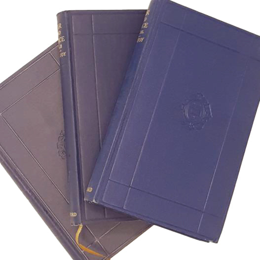 Leo Tolstoy's War and Peace in 3 volumes 1942 - Oxford