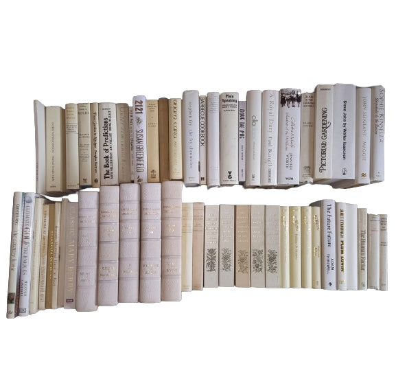 Books by the Metre: White &amp; Cream