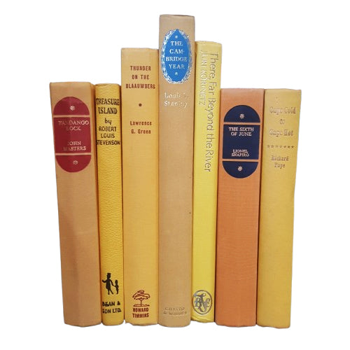 BOOKS BY THE METRE: Vintage Yellow