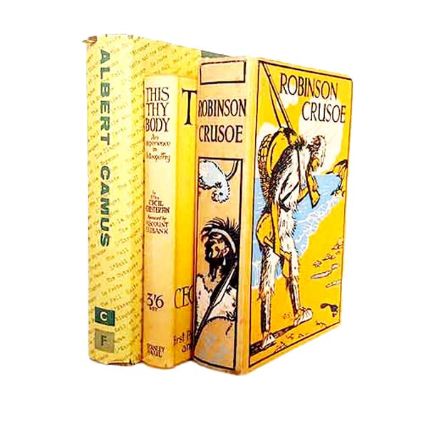 Yellow Vintage Three Book Collection